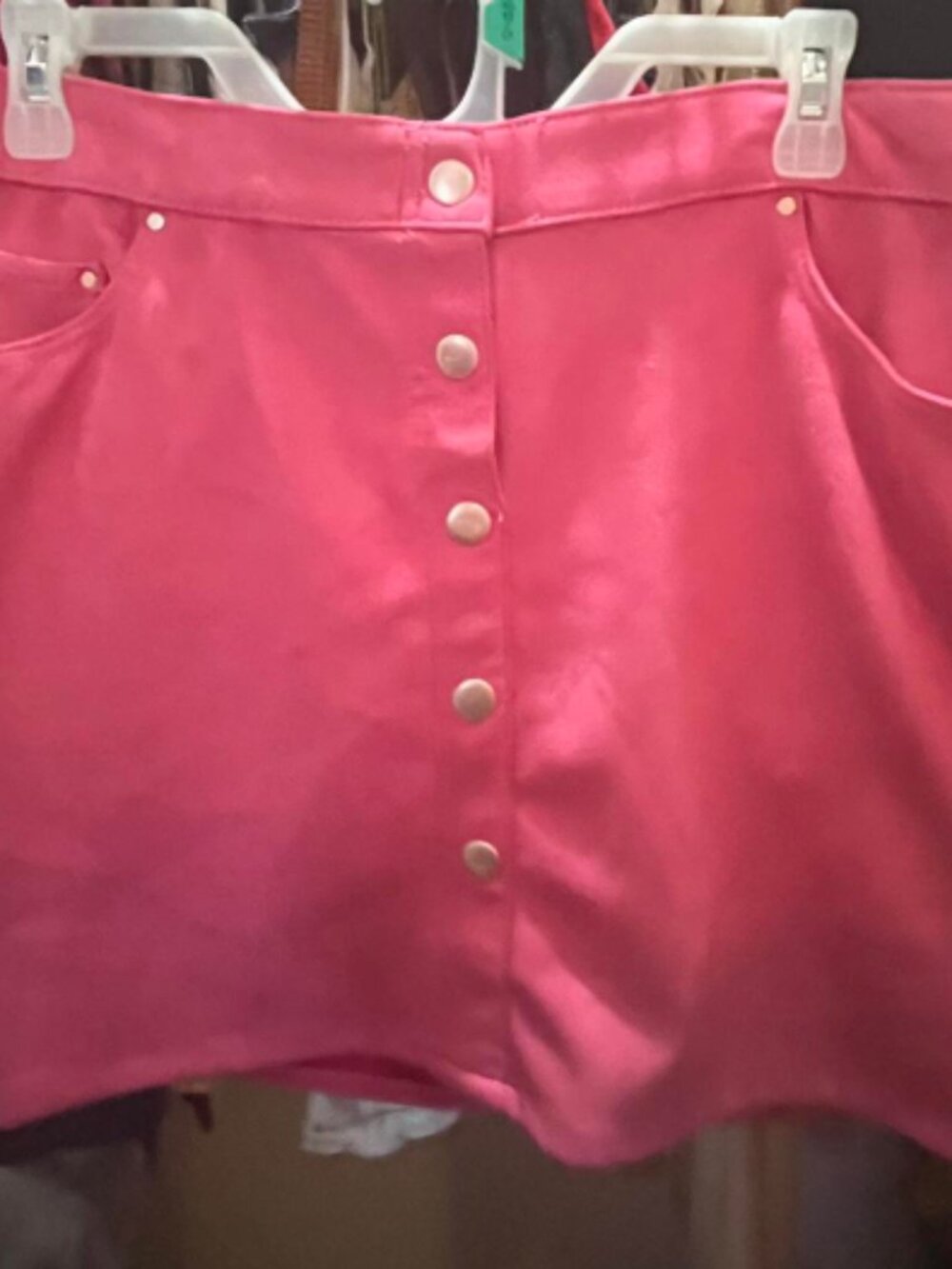 Wonder Nation Rose Red High Waist A-line Half length Skirt